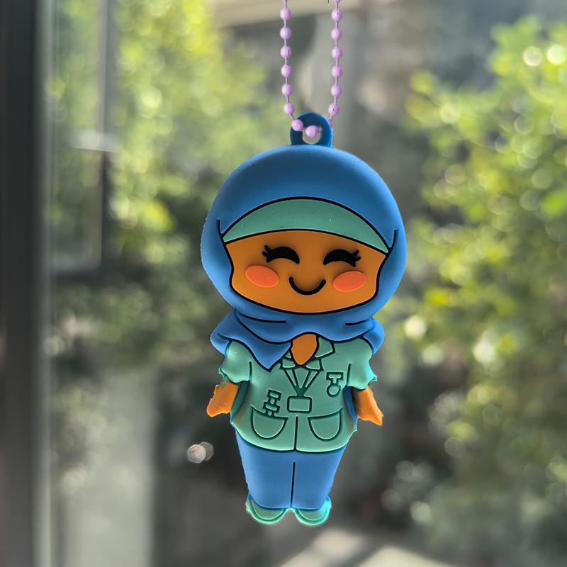Ampoule Bottle Opener Keychain Syringe-Shaped Cutter Nurse Doctor Ampoule Bottle Opener Aid Medication Vial Breaker Tool