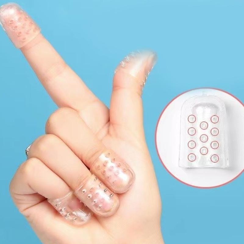 Breathable Elastic Finger Sleeves With Non Slip Grip Ideal For Office Work Fitness Training Hand Protection