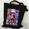 Hunters Surrounding Printed Canvas Shopping Tote Bag With Large Capacity