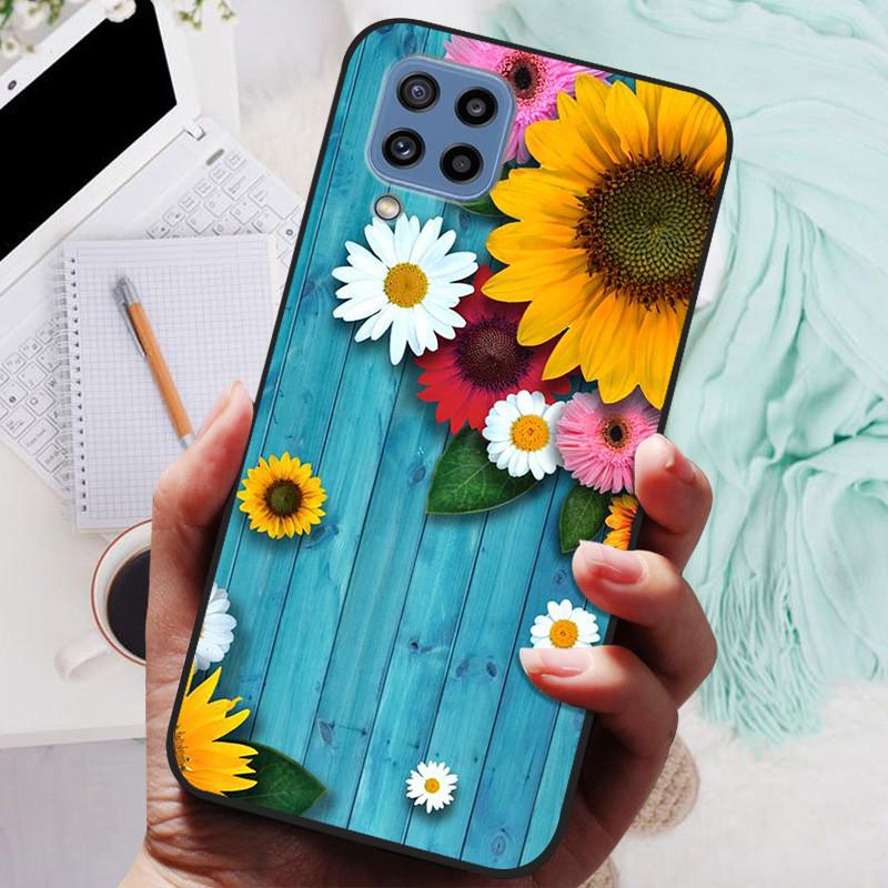 For Samsung M32 Case SM-M325F TPU Luxury Soft Fashion Silicone Phone Case For Samsung Galaxy M32 Coque Back Cover Fundas Shell