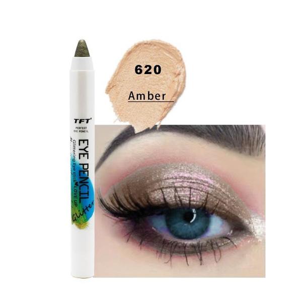 24-color Eyeshadow Pen with Shimmery Fine Pearlescent Pigments, Smudge-proof and Easy To Apply