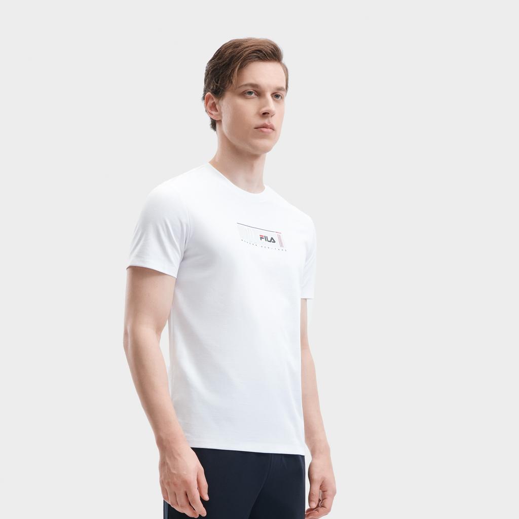 Fila MODERN HERITAGE T Shirt Men's Standard White F11M421110FWT