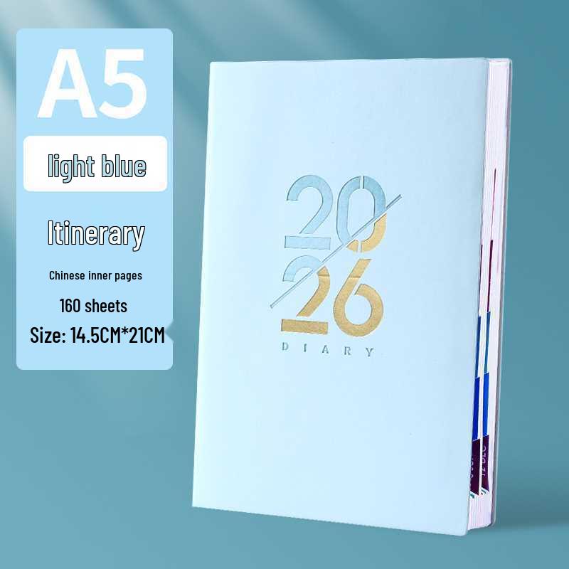 Year of the Horse 2026 Daily Planner with Pen Holder - 365-Day Office Diary