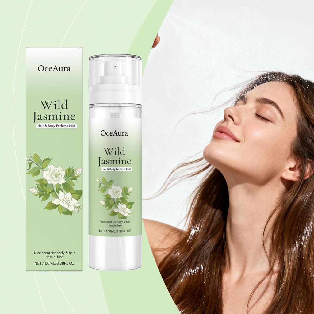 Body Hair Perfume Spray With Jasmine Scent Nourishes And Softens Skin Leaves A Lasting Fragrance Portable Fragrance Moisturizing
