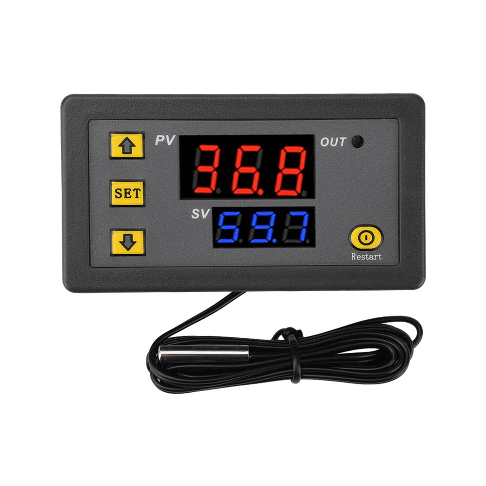 W3230 Mini Regolatore Digitale di Temperatura 12V 24V 220V Termostato Regolatore Controllo Riscaldamento Raffreddamento Termoregolatore Con Sensore