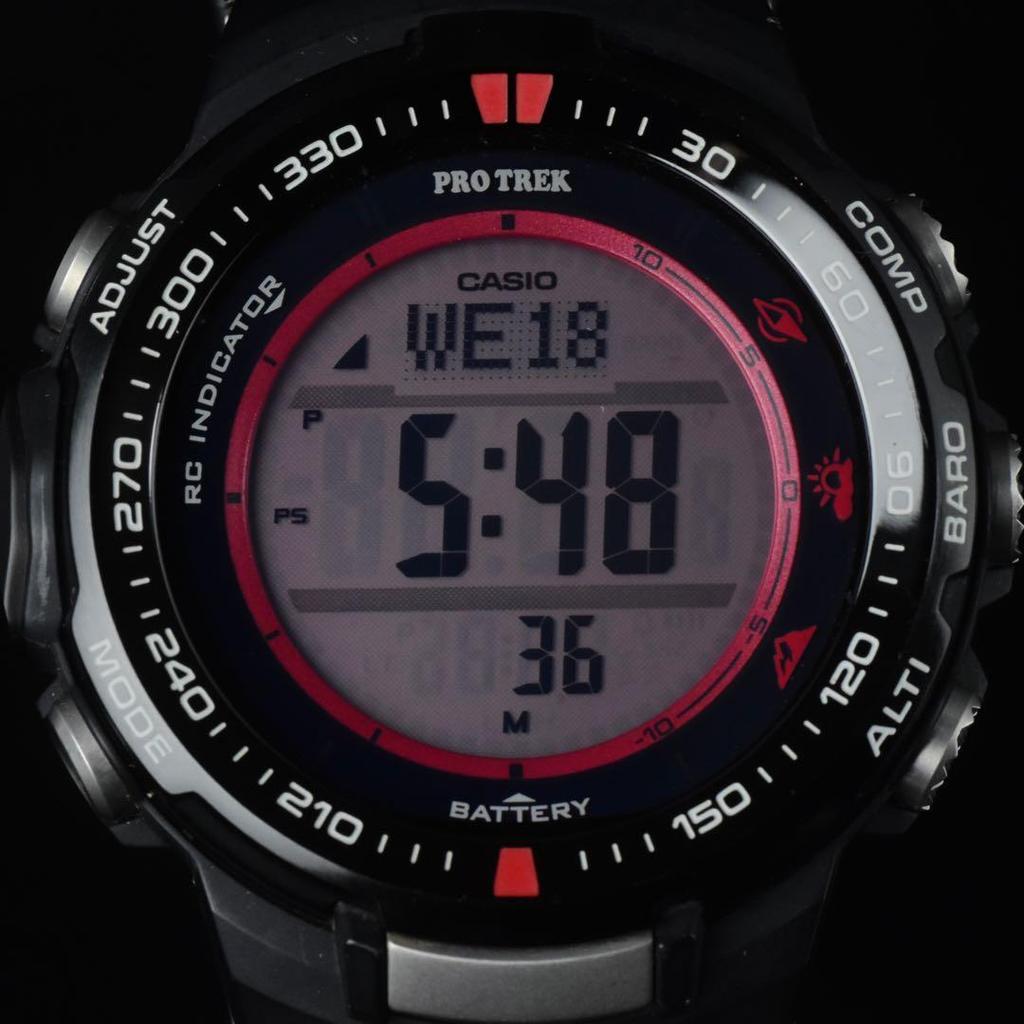Used Excellent condition CASIO PRO TREK PRW-3000G-1JR (Overseas model)