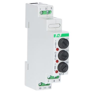 BZ-3 Three-socket Fuse Module, I=6.3A, 1 Module