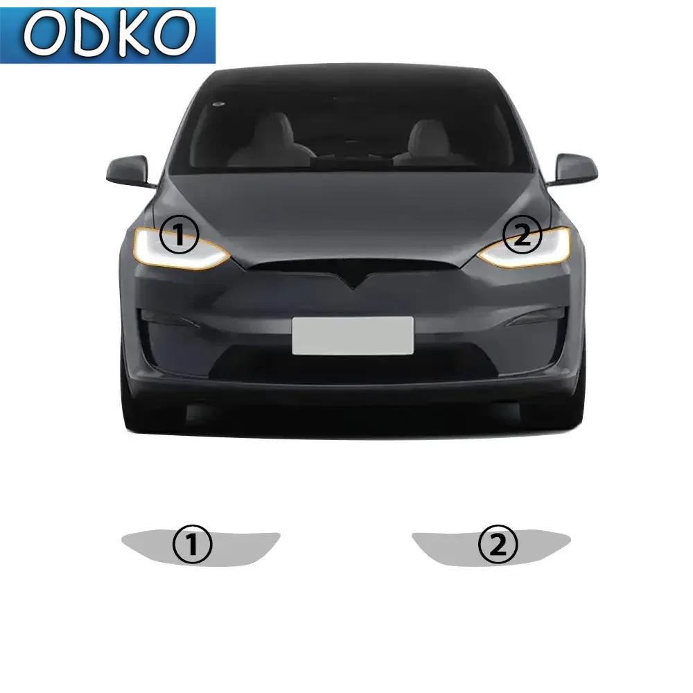 PPF Car Headlight Protective Film TPU For Tesla Model 3 Y X S - Rearview Mirror Transparent Scratch Resistant