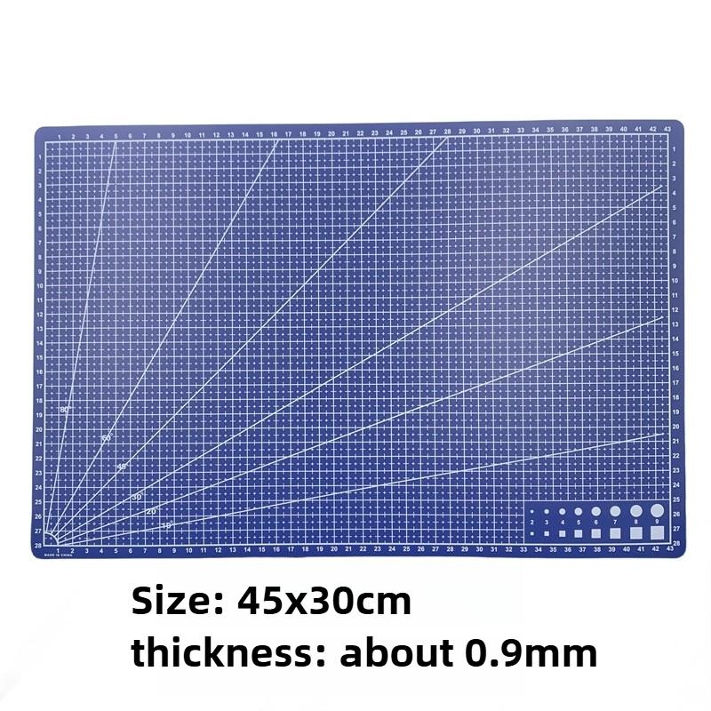 Self Healing Cutting Mat A4 Size Double Sided Plastic Board with Grid for Crafting Sewing and Fabric Projects
