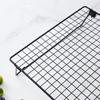 2 Pieces High Carbon Steel Cake Cooling Rack Non-stick Cooling Grid Tray Cookie Biscuits Bread Muffins Cake Cooler Rack Stand
