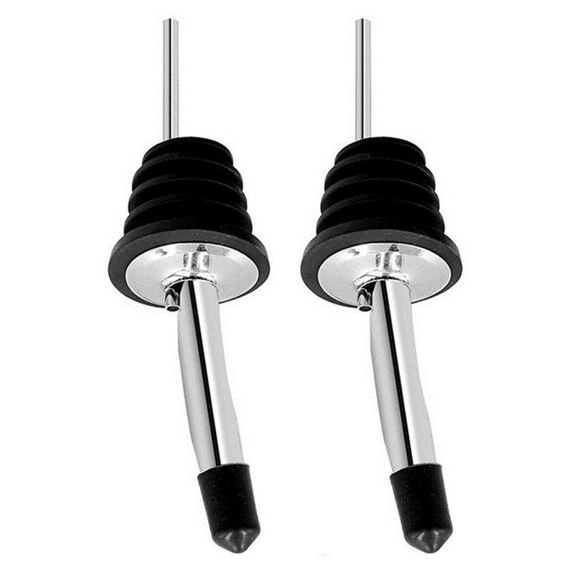 

Stainless Steel Wine Pourer Dispenser Bottle Caps Liquor Spirit Free Flow Spout Stopper Kitchen Bar Tools