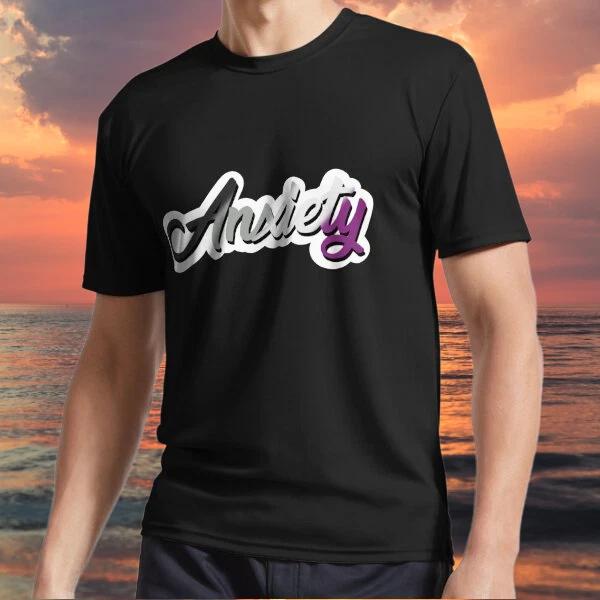 

New item Anxiety Asexual Pride Active Logo TEE T shirt Funny Size S to 5XL L