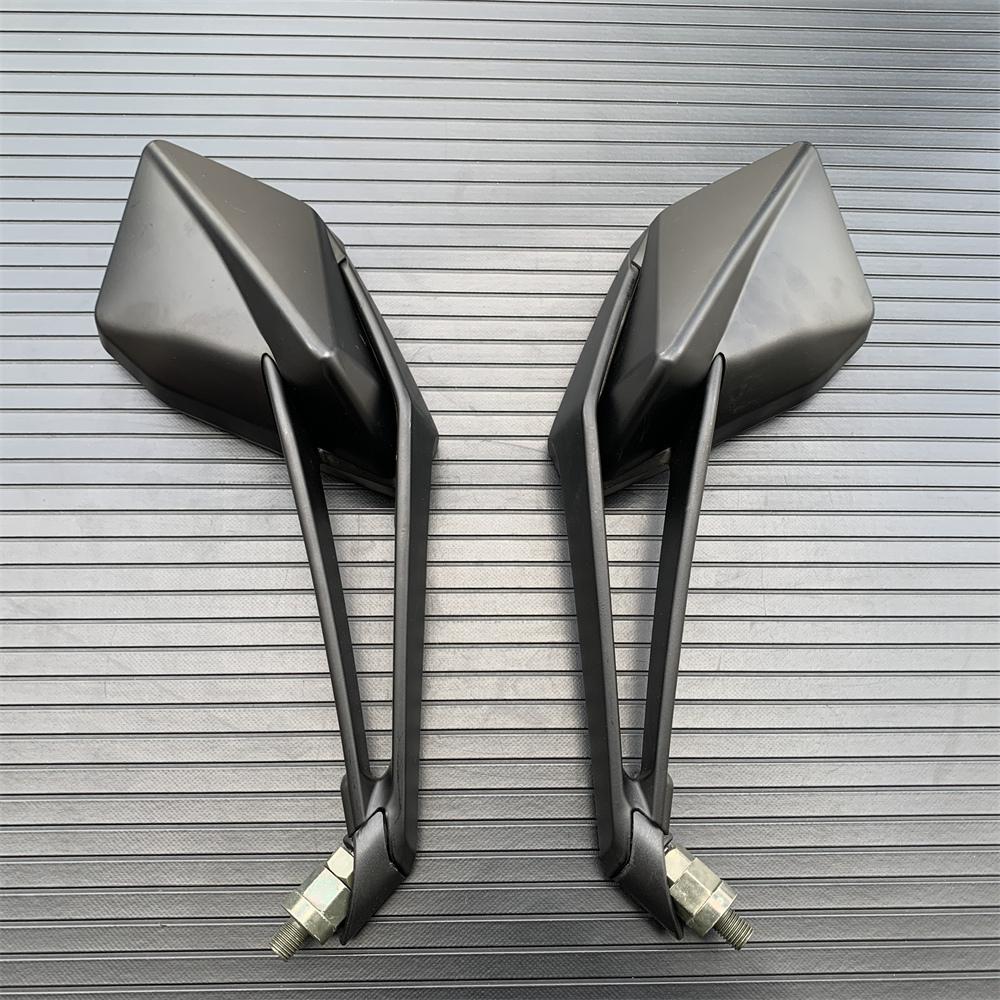 Black Motorcycle Pair Rear View Mirrors For Kawasaki Z1000 Z 1000 2014-2021