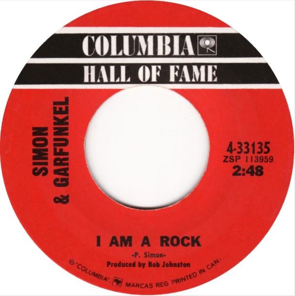 

7inch Record SIMON GARFUNKEL I Am A Rock Scarborough Fair Ca 433135 Columbia Canada Rock Used