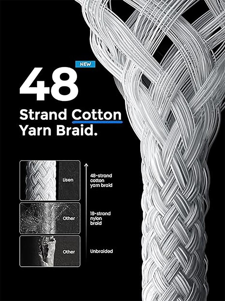 120W PD Type C Cable Super Fast Charger Cord Quick Charge USB C To USB C Cables Phone Charger For iPhone 16 15 Pro Max Plus 16e