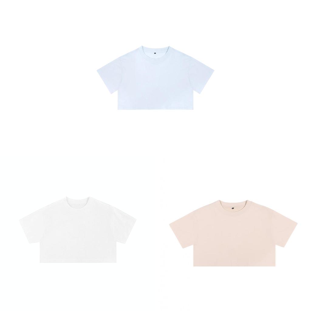 Cotton Short Sleeve T Shirt For Women With Print Streetwear Summer