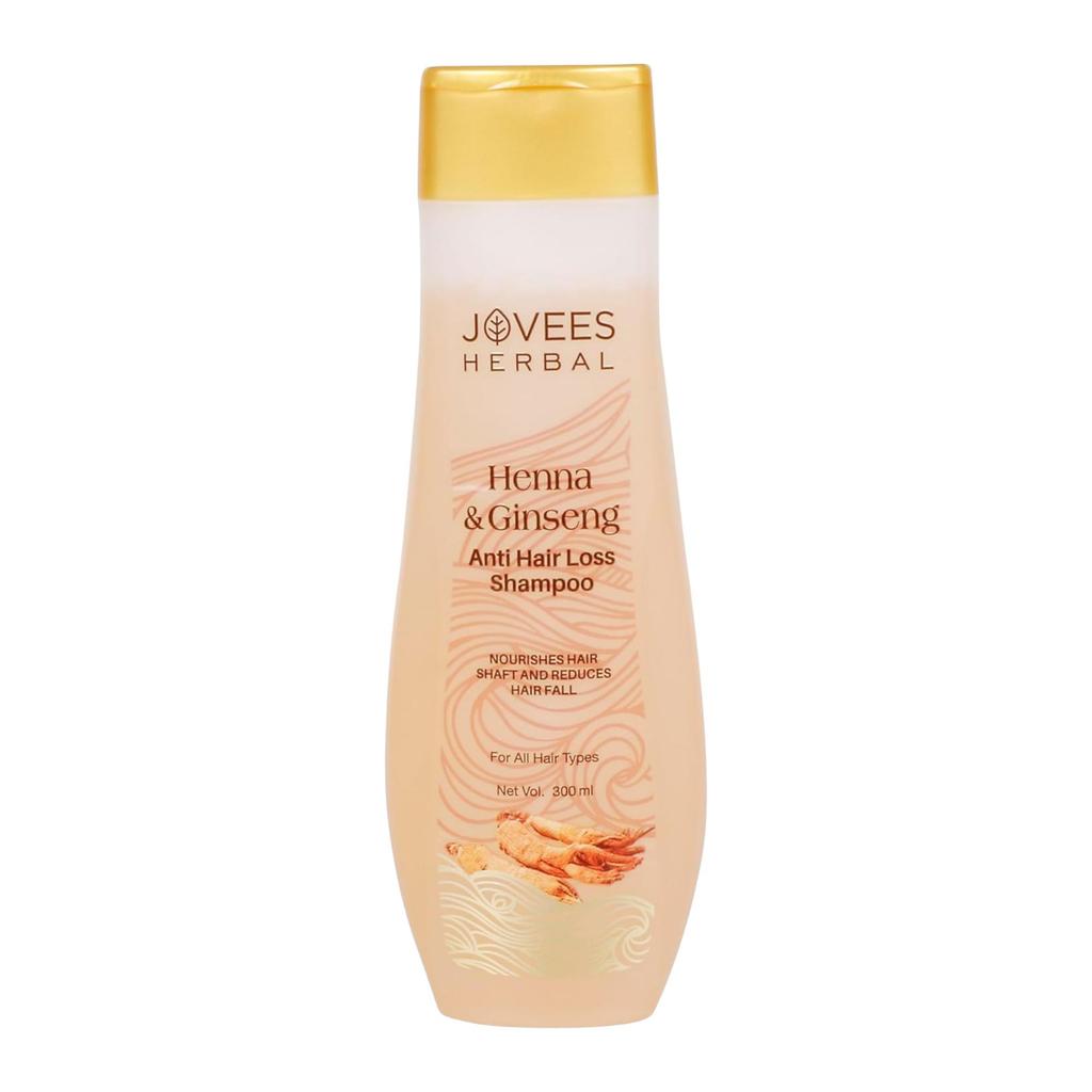 Jovees Herbal Henna Ginseng Anti Hair Loss Shampoo For Hair Growth And Hair Fall Control 300ML