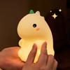 LED Night Light Dinosaur Silicone Night Lamp USB Rechargeable Timing Bedside Table Lamp Room Decor Kids Baby nightlight Gift