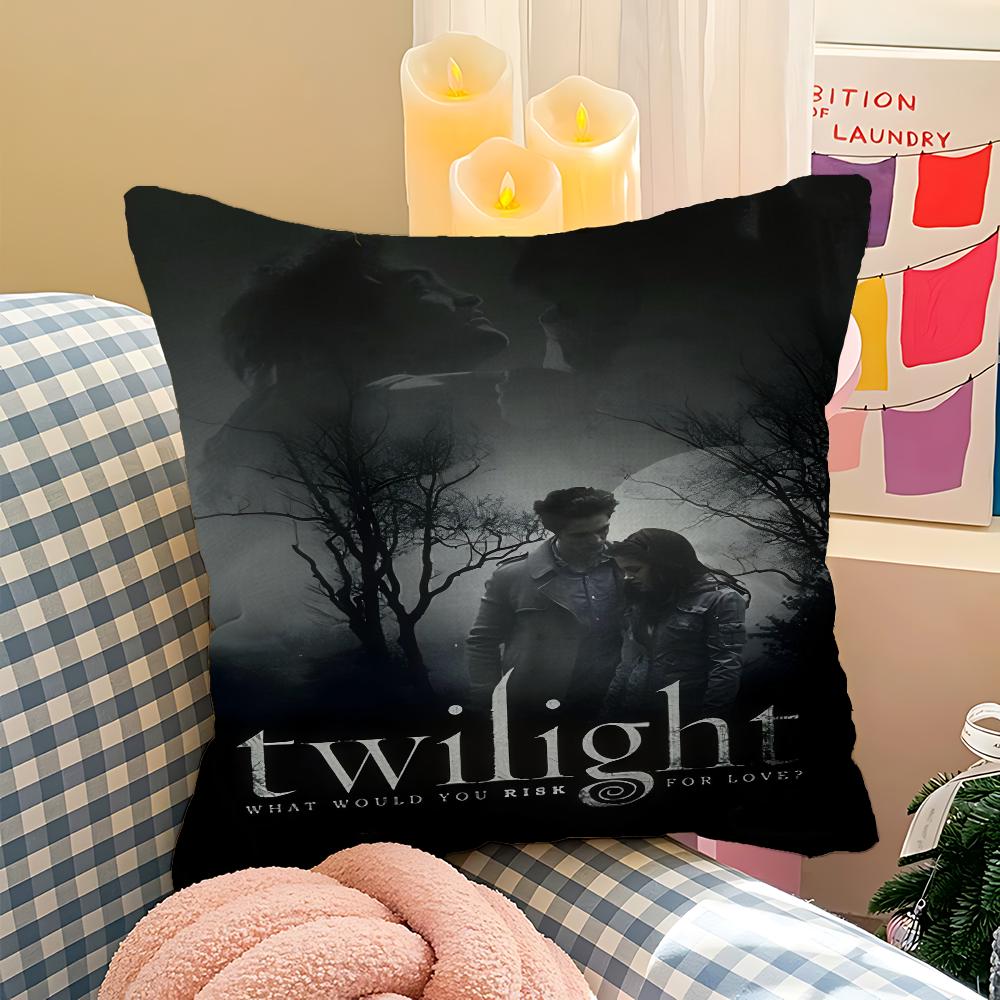 

Movie Twilight 45*45cm Cushion Cover Pillow Cover Decor Pillowcase Home Pillowcase For Couch Pillow 40cmx40cm