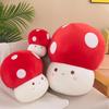 Adorable Red Mushroom Plush Toy & Pillow