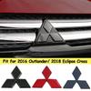 Auto Frontgrill Emblem Aufkleber Abdeckung Heckklappe Emblem Aufkleber für Mitsubishi Outlander 2016 Eclipse Cross 2018 Auto Zubehör