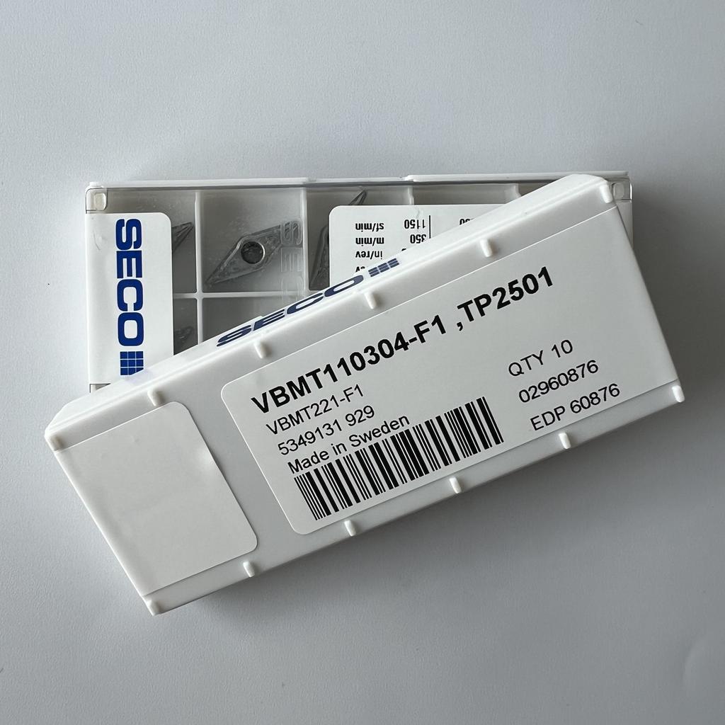 SECO / VBMT110304-F1,TP2501 / Original genuine CNC alloy blade 10 Pcs