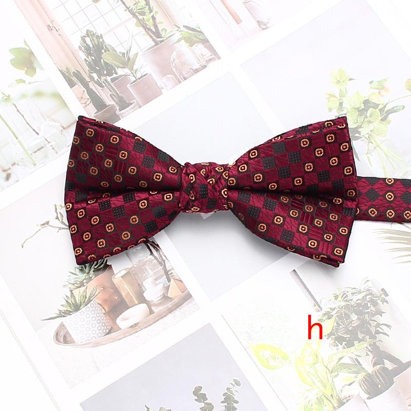 Men'S Bow Tie British Striped Business Bow Tie Wedding Groom Wedding Shirt Suit Bow Tie Accessories