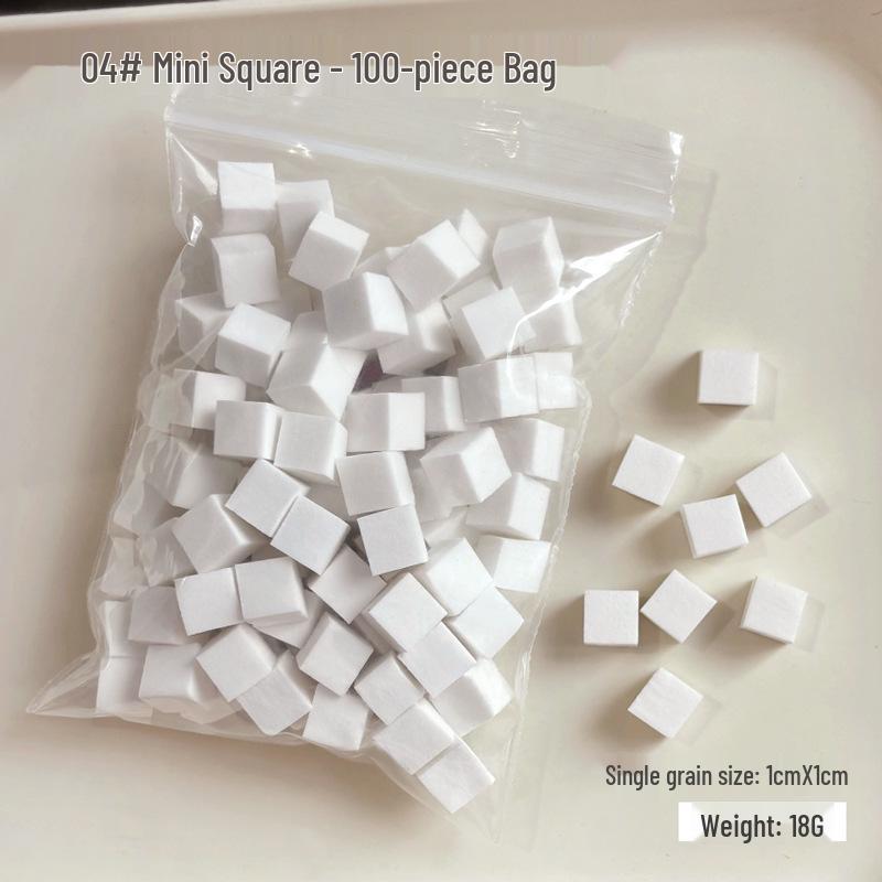 Mini Tofu Block Gradient Blush Sponge & Nail Art Tool Set