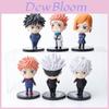 6er Set Jujutsu Kaisen Gojo Satoru Kugisaki Actionfiguren Perfekt für Sammler und Kindergeschenke