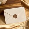 Chinese Retro Style Woven Pattern Envelope & Letter Set with Kraft Paper & Sealing Wax