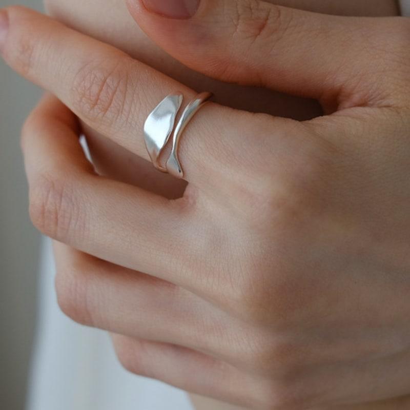 Pinaf Leaf open ring