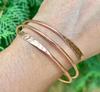 1 Pc Pure Copper Bangle, Women Bracelet Bangle, Healing Bangles, Slight Domed Bangles, Hammer Look, Wrap Bangle