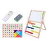 Educational Wooden Abacus Counting Toy Double Sided Magnetic Writing Drawing Board Abacus Math Learning Toy for Kids