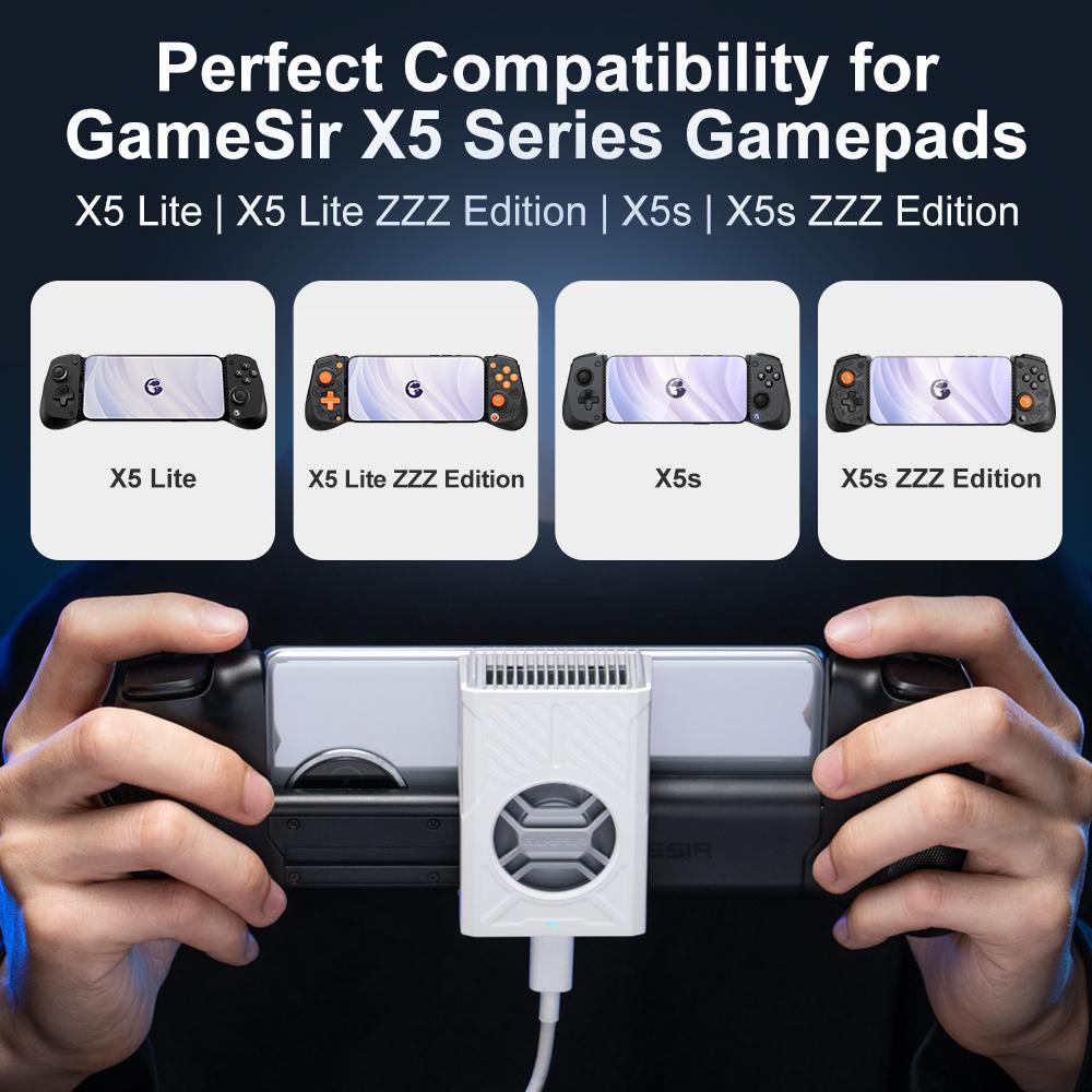 GameSir X5 Lite X5s Gamepads Cooler FX5 Lite Controller Accessories Wired Cooling Fan Rapid Heat Dissipating Lightweight Design