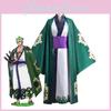 Cosplay jako Roronoa Zoro z One Piece v tomto kimonovém županu