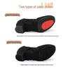 Women's Non-Slip Black High Heel Dance Shoes for Ballet and Square Dance