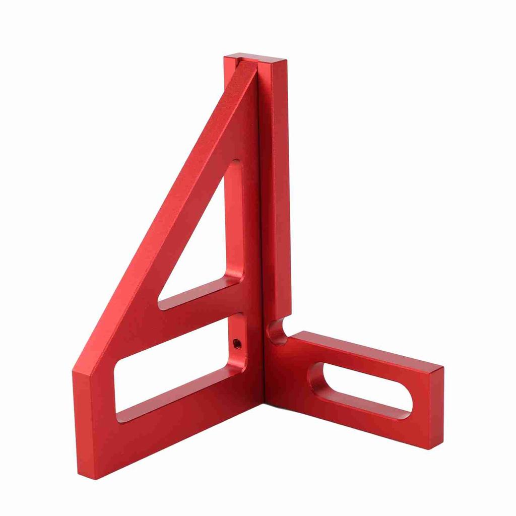 Aluminum Alloy Multi Angle Measuring Ruler Woodworking   Protractor 45 degrees  90 degrees  Miter   Ruler Utility Scribing Gauge Multifunc