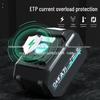 Universal Charger for Electric Tools with Dual Port: Fits Lithium Battery Angle Grinder, One-Handed Saw, and Hammer