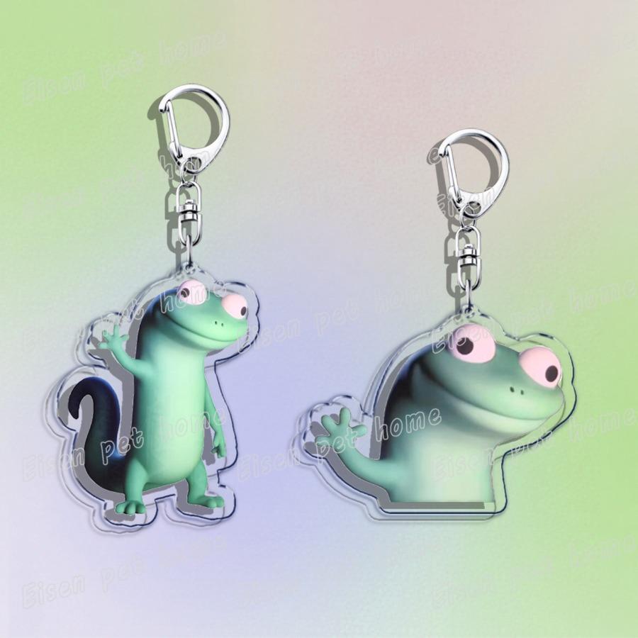 Funny Lizard Lizard Lizard Cute Keychain Llavero Accessories Bag Elio Meme Keychains Keyrings Jewelry Fans Gift