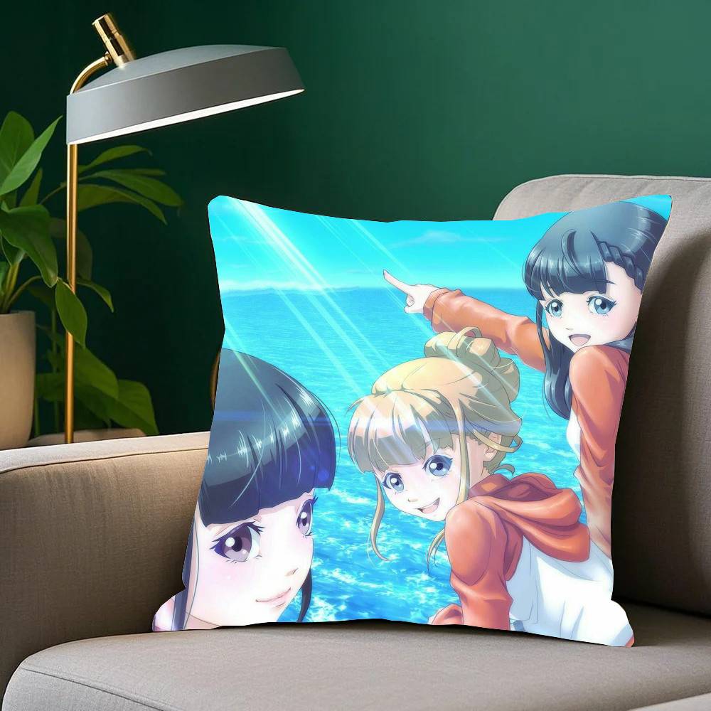A Place Further Than The Universe Anime Pillow Case Home Decor Throw For Sofa Bed Car Room Decor Gift Idea