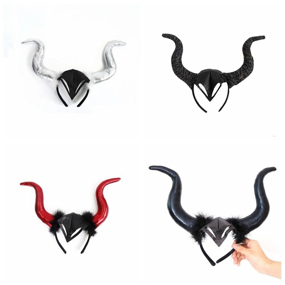 Witch Hair Accessories Halloween Headband Evil Magic Witch Headpiece  Halloween Party