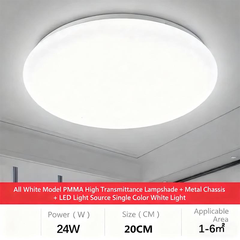 

Ultra Thin LED Ceiling Light 6500K Daylight,Round Flush Mount Panel Light for Bedroom Kitchen Hallway Living Room,Modern Home