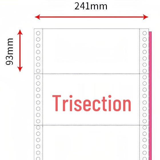 A4 Continuous Computer Paper: Single to Five-Part, Multiple Perforations, Needle-Punch Paper