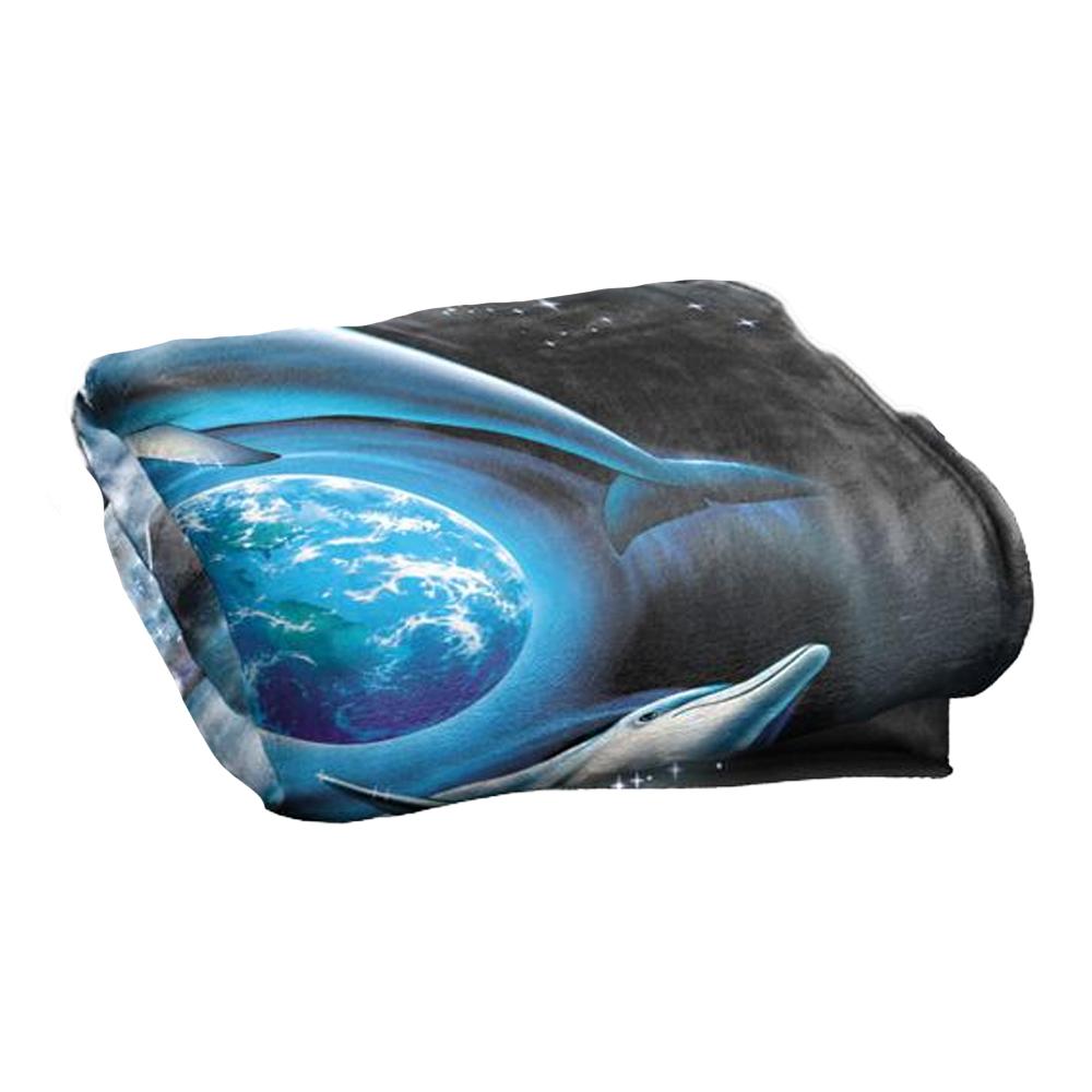 Royce McClure Silky Dolphin Planet Supersoft Decke