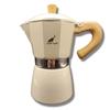 Dragon Horse Stovetop Espresso Maker and Moka Pot, 6-Cup Capacity (300ml), Enjoy Delicious Coffee At Home or Outdoors, Perfect for Camping, Compact, S