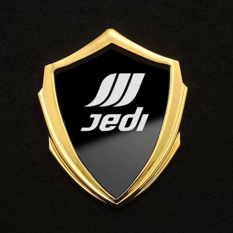 Jedi All-metal Sun-resistant and Non-fading Electric Motorcycle 3D Three-dimensional Car Sticker Modified Decorative Sticker Body Side Logo Badge