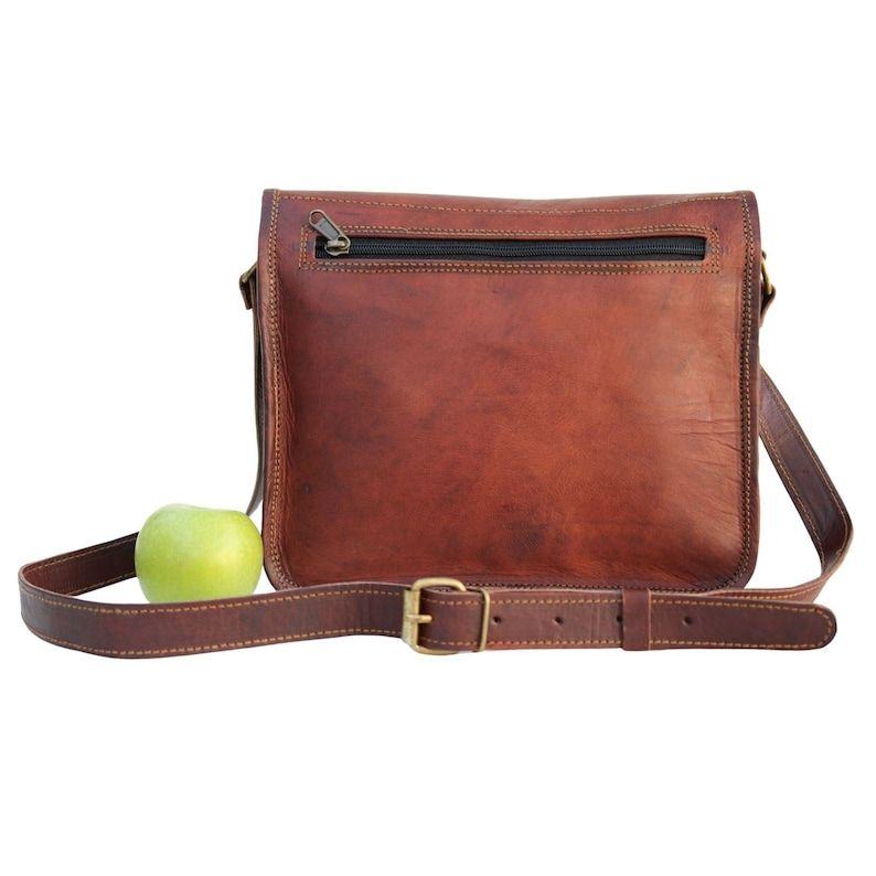 LEATHER SHOULDER BAG, Satchel Style Handmade from Genuine Leather