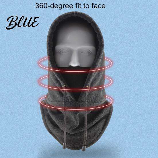 Cozy Winter Head Windproof Cycling Thick Warm Balaclava Hat Covering Women Polar Fleece Face Wind-resistant