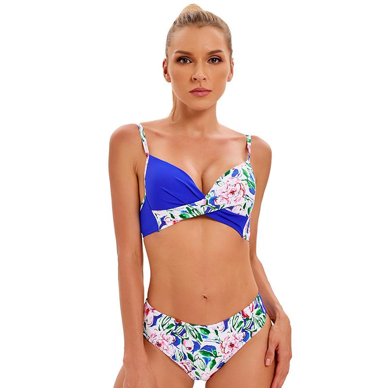 Sexy Print Bikini kétrészes fürdőruha női fürdőruha