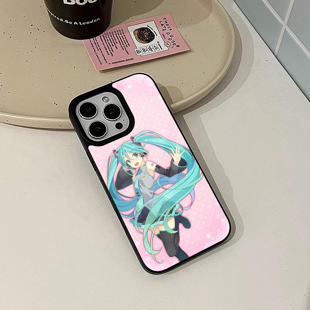 Hatsunes Singer Mikus Phone Case for Iphone 17 16 15 14 Air 13 12 11 Pro Max Mini Plus Fundas Shell PC+TPU Cover